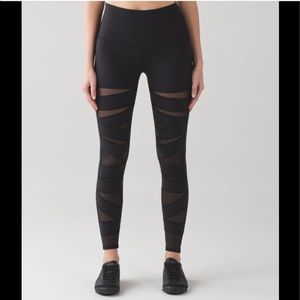 Lululemon Wunder Under Pant - high rise - mesh